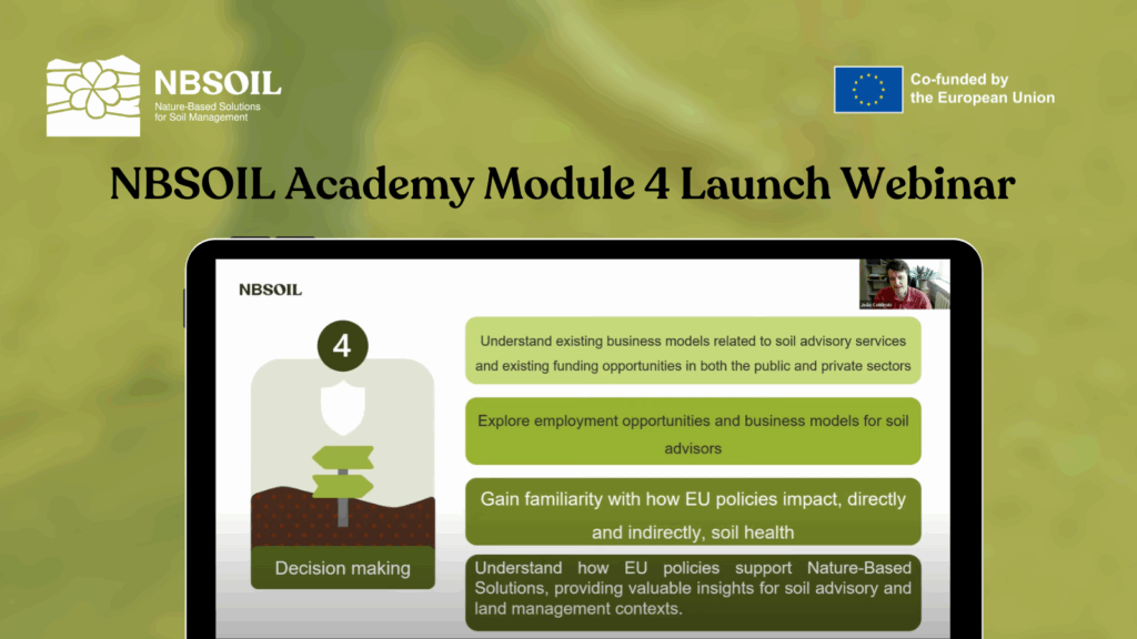 Story image for NBSOIL Academy Launches Final Module on Soil Decision-Making